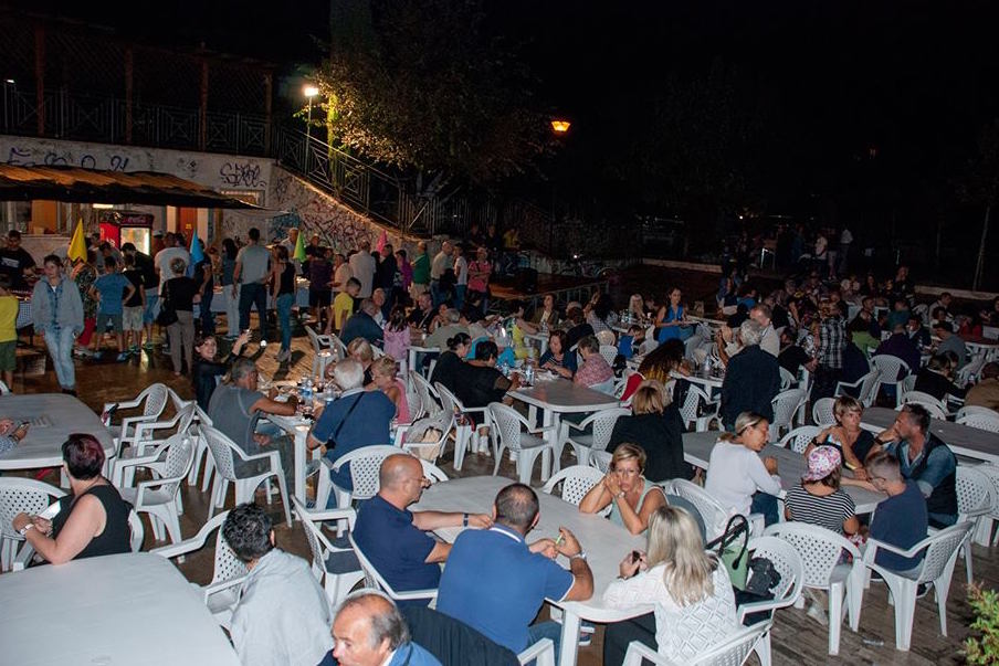 Villalba in piazza per sostenere Amatrice: raccolti 2.300 euro nella cena solidale