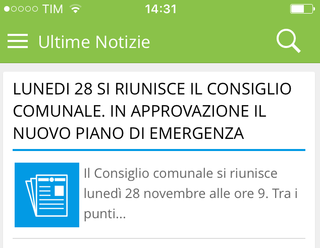 Tutta la vita di Tivoli in una app: eventi, ambiente, sociale, sicurezza. Le news sullo smartphone