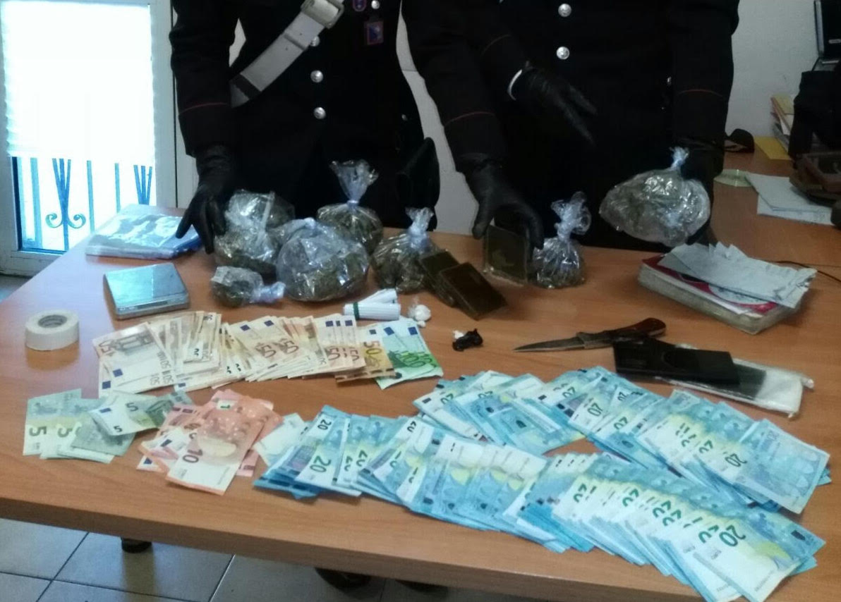 Fonte Nuova, operazione antidroga a Santa Lucia: in manette 25enne di Sant’Angelo