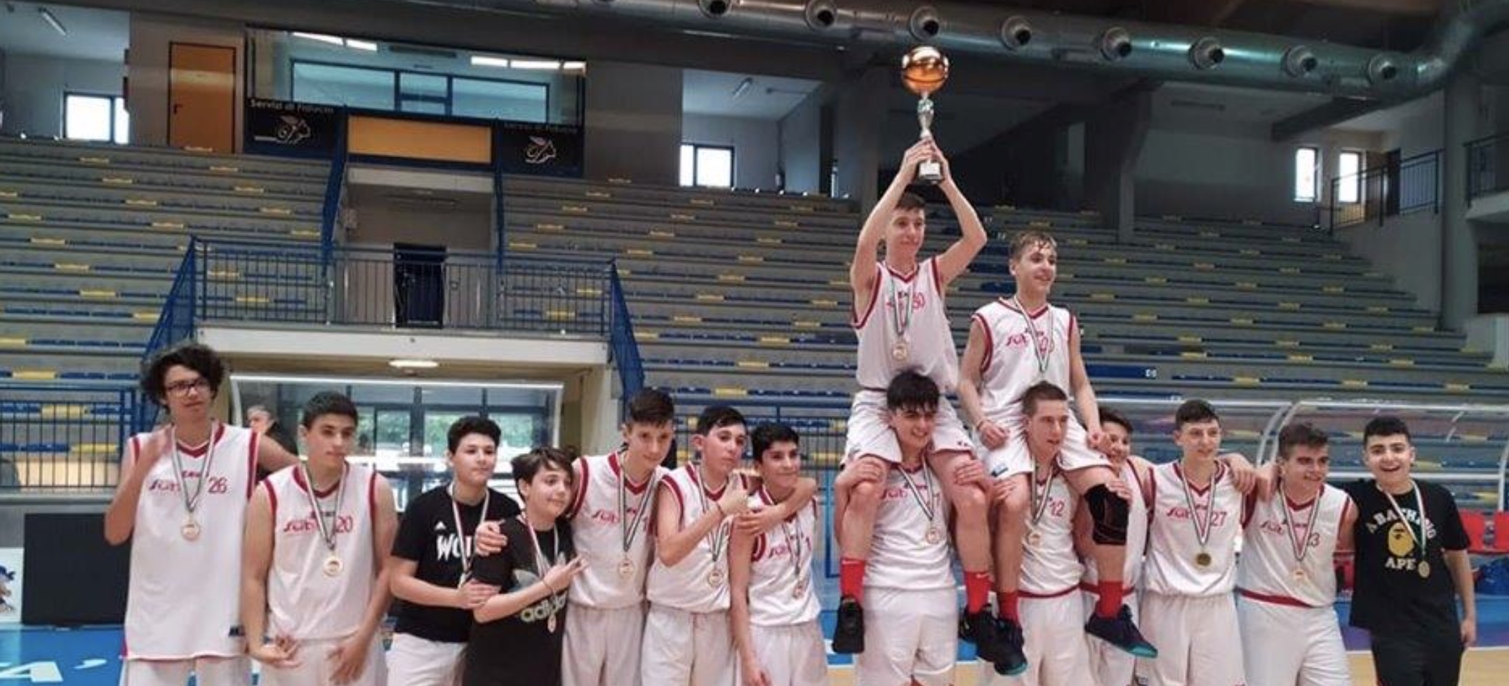 Fonte Nuova, festa di anno per gli Amatori Basket: gli under 14 sono campioni