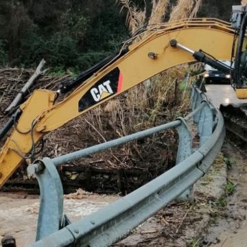 Maltempo, ripulito l’alveo di fosso San Vittorino