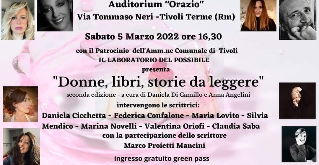 “Donne, libri, storie da leggere”. A Tivoli Terme otto scrittori a confronto