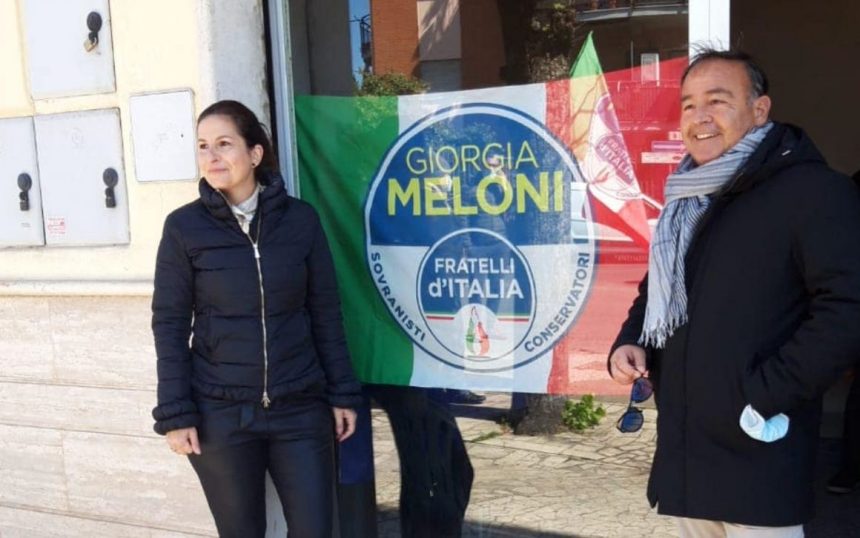 Guidonia, Bianco e Marinovici in lista con FdI: inaugurazione della sede