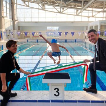 Guidonia, inaugurata la piscina del Palasport