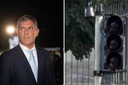 Sindaco di Tivoli Marco Innocenzi e i "semafori intelligenti"