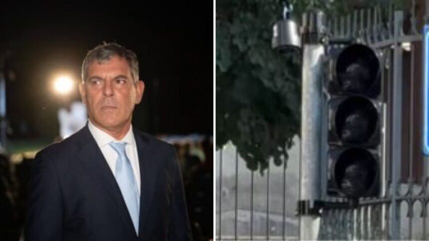 Sindaco di Tivoli Marco Innocenzi e i "semafori intelligenti"