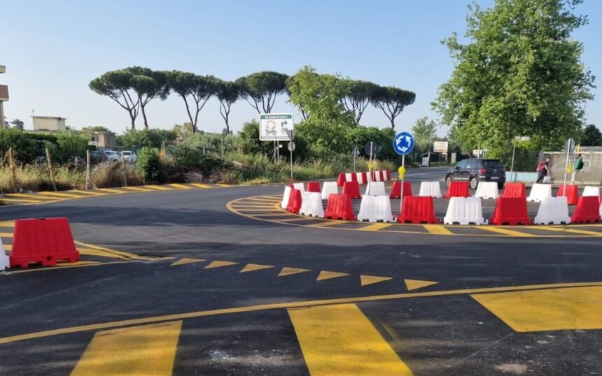 Guidonia - rotatoria via roma